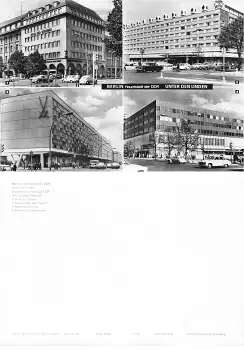 Berlin Hauptstadt der DDR unter den Linden Großformatkarte A5 *1968