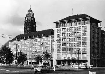 Dresden Pirnaischer Platz  Grossfoto um 1970