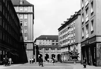 Dresden Weiße Gasse Grossfoto um 1970