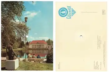 Bad Brambach Löscher Vogtland meine Heimat Schallplattenkarte Colorvox um 1960
