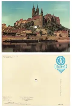 Meißen Sächsischer Zweitritt Schallplattenkarte Colorvox um 1960