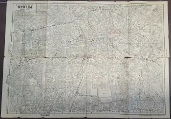 Berlin Stadtplan um 1944