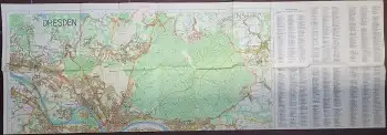 Dresden Stadtplan um 1965