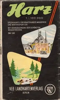 Hanz Wanderkarte um 1963