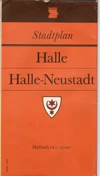 Halle Saale Stadtplan 1984