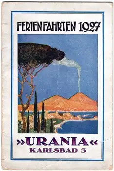 Urania Reiseprospekt Ferienfahrten 1927