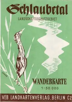 Schlaubachtal Wanderkarte um 1960