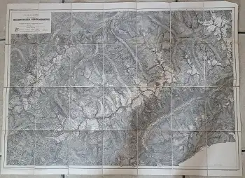 Zillertalergruppe Wanderkarte 1920