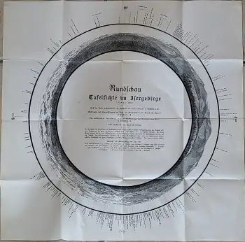 Tafelfichte im Isergebirge Rundschau um 1920