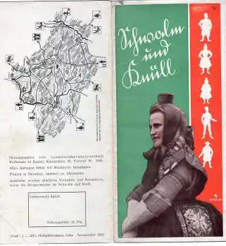 Schwalm und Knüll Faltprospekt um 1940