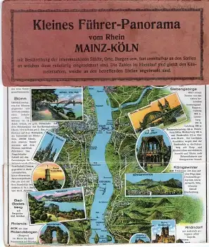 Mainz bis Köln Panorama um 1910