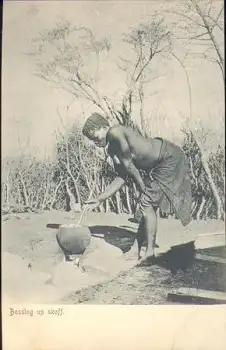 Bossing up skoff *ca. 1905