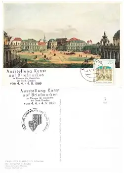 Dresden Ausstellung Kunst auf Briefmarken 1969