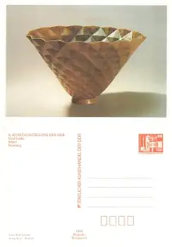 DDR Privatganzsache 10. Kunstausstellung *1988