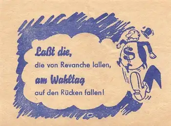rote Einheitsfront (Komintern) Wahlwerbung zur Reichstagswahl 1924 original Handzettel