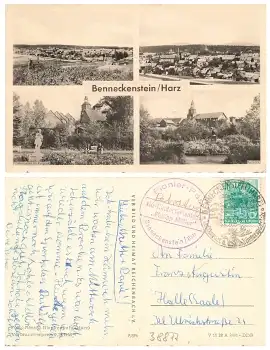 38877 Benneckenstein Pionier-Post HO Kinderferienlager "Philipp Müller" o 21.7.1961