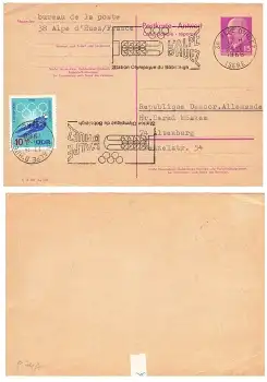 DDR Ganzsache 15 Pfennig Ulbricht Antwortteil P74A o 1968
