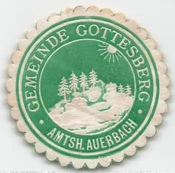 Gottesberg Siegelmarke um 1930