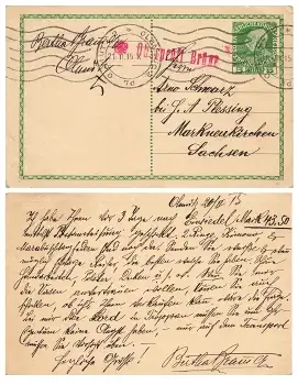 Österreichische Post Ganzsache Zensurstempel Überprüft Brünn o Olmütz2 21.2.1915