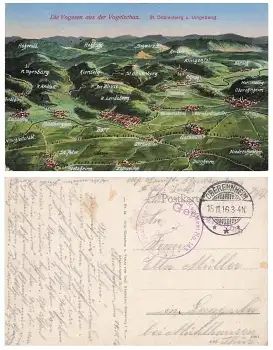 Artillerie Regiment No143 II kompagnie Pr Ersatz Bataillon Geprüft 4. Kompagnie o Oberehnheim 15.11.1916