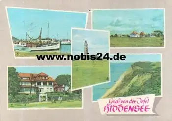 18565 Hiddensee mit Leuchtturm, o 6.8.1964