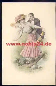 Liebespaar Künstlerkarte M. M. Vienne Nr. 634  M. Munk *ca. 1920