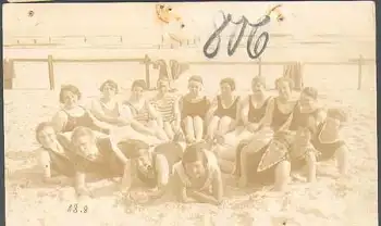 Bademode Echtfoto AK *ca. 1910