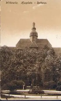 Vitkowitz Husplatz Rathaus * ca. 1920