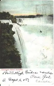 New York Prospect Point Niagara, o 18.9.1905