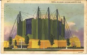 Illinois Chicago, Travel Building World`s Fair o 14.8.1933