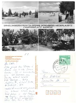 03130 Spremberg1-Grodk1 zweisprachiger Stempel o 9.8.1988