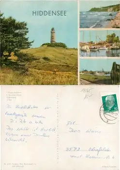 18565 Hiddensee Leuchtturm o 17.5.1956