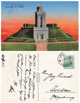 Leipzig Bismarck Turm Privatganzsache PP27F31 o Gohlis 28.4.1915