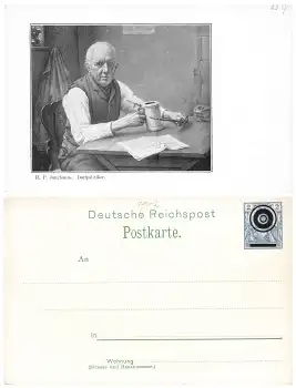 Junghanns R. P. Künstlerkarte Dorfpolitiker Privatganzsache 1902 *