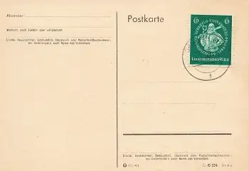 Uni Königsberg Michel 896 auf Postkarte o Dresden A3 10.7.1944