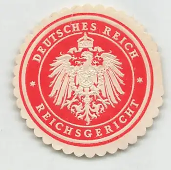 Deutsches Reich Reichsgericht Siegelmarke um 1930