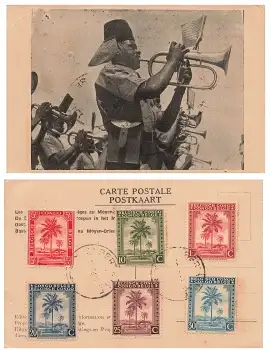 Belgisch Congo Militärtrompeter o1948