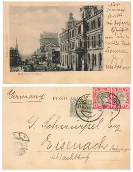 Transvaal Südafrika Johannisburg Rissik Strasse Postoffice o 27.4.1903