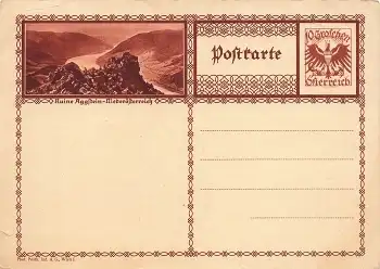 Österreich 10 Groschen Bildpostkarte Niederösterreich Ganzsache  1930 *