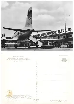 Schönefeld Berlin Flughafen mit IL 14 * 1957 Deutsche Lufthansa