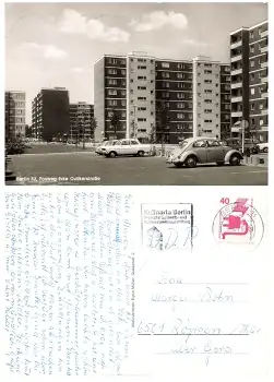 Reinickendorf Berlin Foxweg mit VW Käfer o um  1976