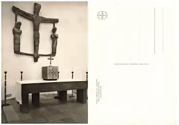 Berlin Hansaviertel Kirche St. Ansgar Altarraum* um 1960