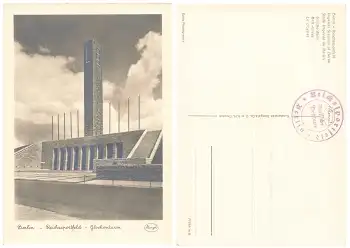 Berlin Reichssportfeld Glockenturm * um 1936