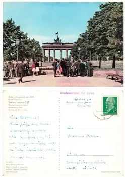 Berlin Brandenburger Tor o 1967