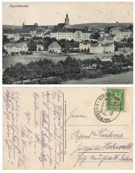 Dippoldiswalde Bahnpost Hainsberg Kipsdorf Zug 2925 15.7.1924