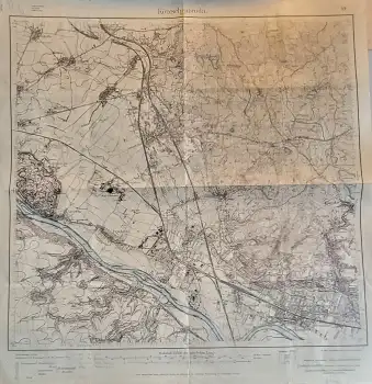 Kötzschenbroda Radebeul Landkarte um 1920