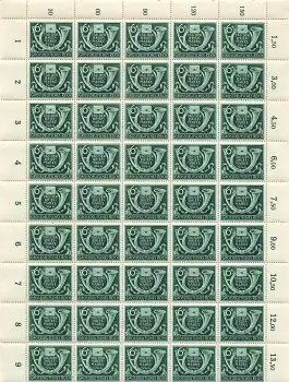 Grossdeutsches Reich Michel 904 Tag der Briefmarke Schalterbogenteil **1944