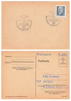 DDR DRK Deutsches Rotes Kreuz in der DDR Sonderstempel o Berlin 1085 3.1.1973