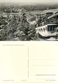 Loschwitz Dresden Schwebebahn *1960 Hanich1227