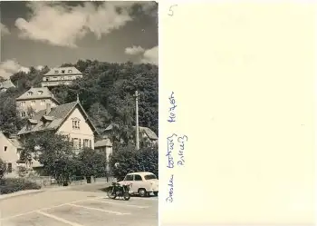 Pillnitz Dresden Meixstrasse MZ ES250 Trabant500 ca*1965 Hanich